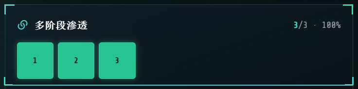 多阶段渗透 3/3 · 100%
